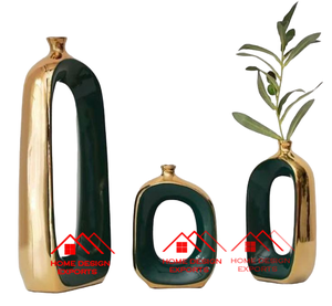 Vase à fleurs en résine blanche d'art de décoration de maison d'hôtel moderne de conception créative à vendre - Product Image 3