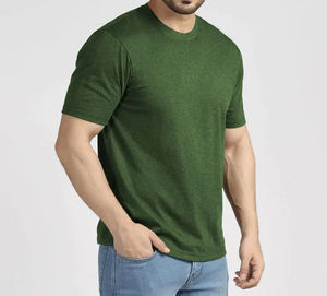 100% Cotton High Quality Stylish <b>Men's</b> T-<b>shirts</b> Plus Size <b>Men</b> Available Custom Designs Low Costing Breathable <b>Fleece</b> Fabric Puff - Product Image 5