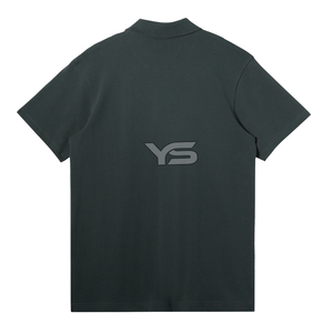เสื้อโปโลกันรอยยับของผู้ชายปักลายสีพื้นในผ้าทอแบบผ้าไม่ทอ - Product Image 2