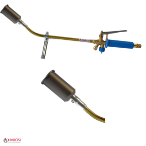 Antorcha de techo italiana de alta calidad, vástago de latón, cabeza de titanio de 300 mm D 40 mm para contratistas minoristas al por mayor - Product Image 1