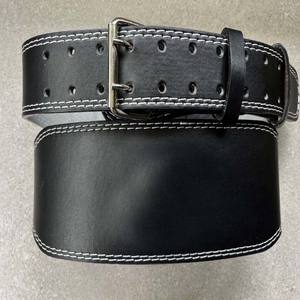 Cinturón de entrenamiento deportivo de alta calidad de cuero con hebilla - Product Image 1