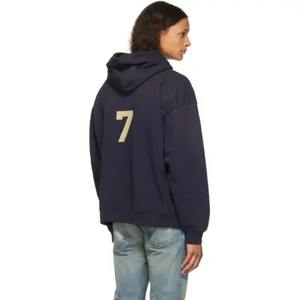 Sudadera con capucha lavada con ácido de algodón 100% de alta calidad High Street Series-Old Sweater Stone Washed Vintage Style Plain Dyed para el invierno - Product Image 4