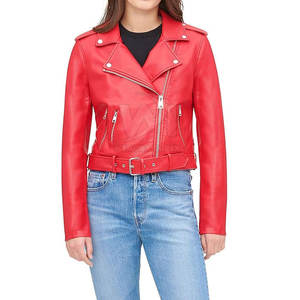 Vente en gros 2026 Nouvelle conception de mode Veste en cuir pour femmes élégante respirante imperméable Veste d'hiver pour femmes - Product Image 3