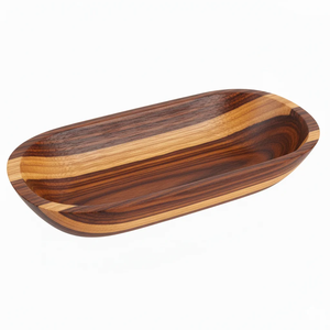 Tazón de Madera Natural Ecológico Hecho a Mano de Alta Calidad para Cocina, Comedor, Servir Ensaladas, Almacenar Frutas, Decoración del Hogar Moderna - Product Image 2