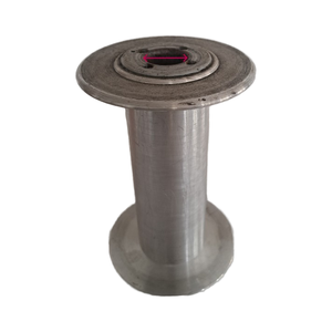 2 LBS Scaglia Aluminum Alloy Flanged Bobbins (165x60x116mm) in Very Good Condition for Yarn Processing & Twisting Italy Origin - Product Image 1