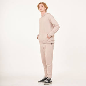 ชุดเสื้อสเวตเตอร์มีฮู้ดสำหรับผู้ชายผ้าฝ้ายเทอร์รี่มีความทนทานออกแบบได้อย่างยั่งยืนสำหรับฤดูหนาวแบบลำลอง - Product Image 1