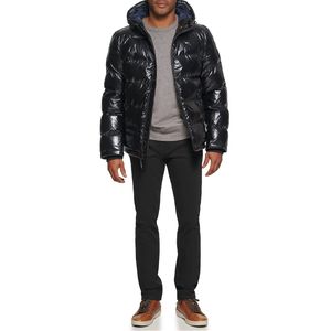 Veste bouffante d'hiver personnalisée de qualité supérieure pour hommes Veste bouffante à col montant personnalisée à vendre à prix de gros - Product Image 1