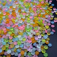 Kit de slime DIY en gros, perles acryliques multicolores de 7 mm qui brillent dans le noir pour aquarium, remplissage souple pour enfants, accessoires de bijoux