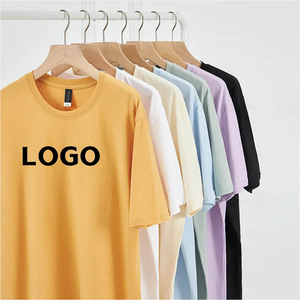 Camiseta de algodón 100% de talla grande con cuello redondo personalizada de alta calidad para Hombre con camiseta de microfibra con logotipo personalizado - Product Image 1