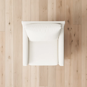 Sillón nórdico minimalista personalizado más nuevo respaldo alto tapizado moderno ocio Silla de un solo acento para muebles de sala de estar - Product Image 3