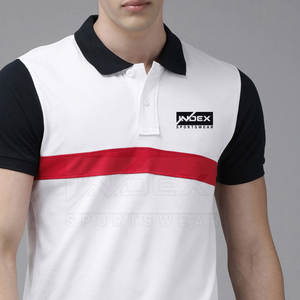 T-shirt à col roulé pour homme, de haute qualité, coupe classique, manches courtes, séchage rapide, respirant, tendance, fabriqué au Pakistan, 100% coton - Product Image 5