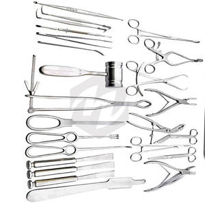Juego de cirugía ortopédica básica, 25 Uds., Kit completo de instrumentos médicos quirúrgicos con caja, herramientas ortopédicas médicas de acero inoxidable - Product Image 4
