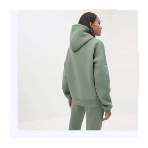 Sudaderas con capucha para mujer, traje de sudor, forro polar personalizado sólido, conjunto de Jogger de 2 piezas, Jersey deportivo, sudaderas, conjuntos de chándales - Product Image 2