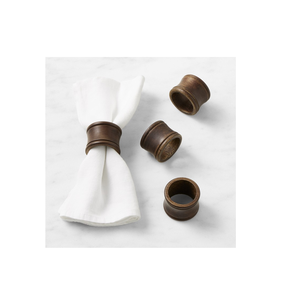 ที่ใส่แหวนผ้าเช็ดปากทำจากไม้อะคาเซียทำด้วยมือคุณภาพพิเศษสำหรับตกแต่งโต๊ะงานแต่งงาน - Product Image 4