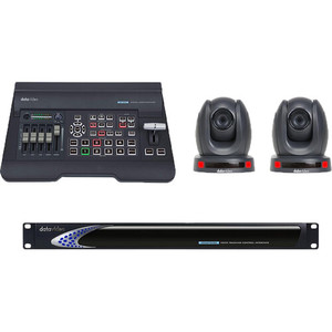 ชุดอุปกรณ์ถ่ายทอดสด Datavideo Autocast Pro ประกอบด้วยกล้อง VoiceTRX50 2 ตัว และกล้อง PTC-145 พร้อมสวิตเชอร์ SE-650 - Product Image 1