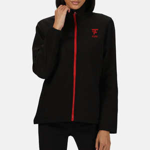 Dernier style de veste softshell décontractée pour femmes Prix de gros personnalisé Respirant avec col montant Vêtements à la mode pour les femmes - Product Image 4