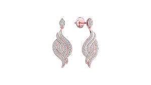 Bijoux en diamant pour fête bijoux en or blanc or rose et diamant naturel bijoux personnalisés pour femmes - Product Image 2