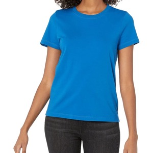 Vente en gros T-shirt 100% coton décontracté pour femme, respirant, élégant et confortable - Product Image 1