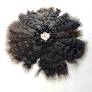 Extensions de cheveux humains ondulés naturels non traités vietnamiens 100% pour femmes, couleur noire brute, traitement chimique, faisceau de temple gratuit - Product Image 1