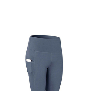 Latest Model Women's Fitness Yoga Wear Seamless Tights Factory-Made Casual Solid <b>Pattern</b> <b>Leggings</b> Bulk Quantity 100% Cotton - Product Image 5