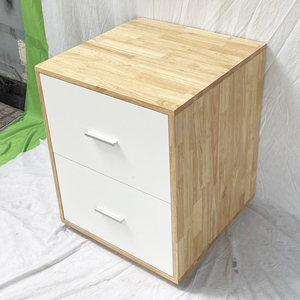 Rubberwood Personal <b>Locker</b> with 2 Drawers-TCN68021 - Product Image 4