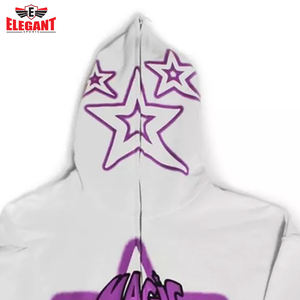 เสื้อฮู้ดดี้แบบซิป ดีไซน์เองได้ ผู้ชาย แขนยาวเต็มตัว มีกระเป๋าข้าง แฟชั่น - Product Image 6