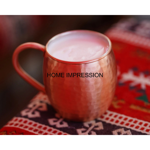 Taza de cobre más vendida, copas de vino de diseño moderno, servicio de champán, artesanía UG con mango de latón, producto más vendido - Product Image 5