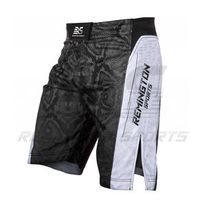 กางเกงกีฬาขาสั้น MMA สำหรับผู้ชายกางเกงขาสั้นผ้าโพลีเอสเตอร์สำหรับฤดูร้อน - Product Image 1