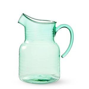 BELLE Texture de résine de cruche d'eau en résine de polyester de conception classique avec le motif de tourbillon d'abricot d'Aqua pour des cadeaux de Noël de cuisine - Product Image 1