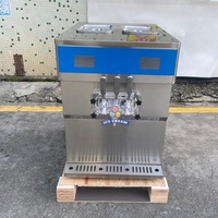 Tafelmodel soft-serve ijsmachine met dubbele compressor