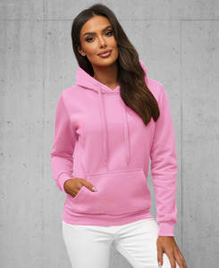 Sweat-shirt décontracté ample à poche pour femmes, vêtements de sport pour femmes, vente en gros, sur mesure, chaud - Product Image 1