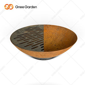 Metal Corten Acero Jardín Calefacción al aire libre Pozo de fuego redondo Personalizado Acero Corten de alta calidad para pozos de fuego de patio trasero - Product Image 3