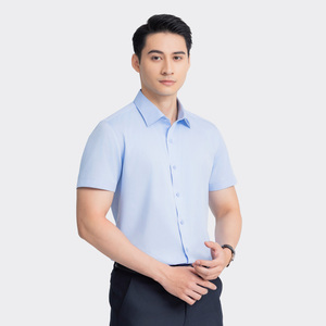 เสื้อเชิ้ตฤดูร้อนผ้าป๊อปลินไม้ไผ่ ระบายอากาศ ป้องกันรอยยับ พิมพ์ลาย ทรงเข้ารูป แขนสั้น สไตล์ลำลอง ไซส์ใหญ่ คุณภาพสูง สำหรับผู้ชาย ยี่ห้อ Aristino - Product Image 4