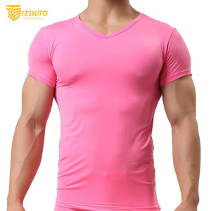 Men's Lightweight Summer <b>Compression</b> T-Shirt-Gym Running Yoga & Fitness Active Wear with Quick Dry & Breathable Features - Product Image 1