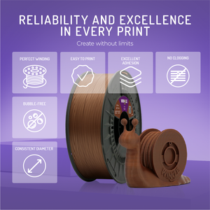 ไส้พิมพ์ 3 มิติ WINKLE PLA HD ขนาด 1.75 มม. น้ำหนัก 1 กก. สำหรับเครื่องพิมพ์ 3 มิติ ความแม่นยำสูง 0.05 มม. รองรับอุณหภูมิ 190-230 องศาเซลเซียส ย่อยสลายได้ พิมพ์ง่าย - Product Image 4