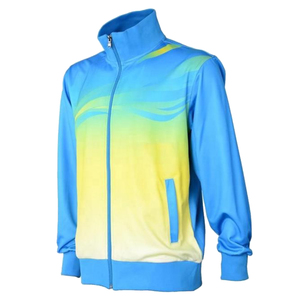 Ensemble de survêtement d'hiver respirant pour homme, 100 % polyester, sublimé, ajusté, en polaire écologique, avec fermeture éclair intégrale - Vente en gros Saleh Enterprises - Product Image 3