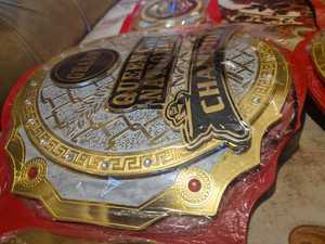 Ceinture de champion personnalisée avec sangle en cuir - Product Image 3