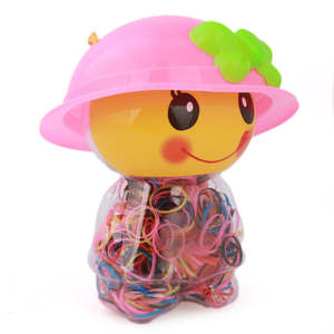 Tarro de Bandas Elásticas para Niños - Rosa - Product Image 1