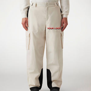 Oem/odm กางเกงสเวตเตอร์ทรงแบ็กกี้เข้ารูปโอเวอร์ไซส์ผ้าคอตตอนผ้าทอลายทแยง100% สตรีทแวร์และกางเกงจ็อกเกอร์ใส่ทำงาน - Product Image 1