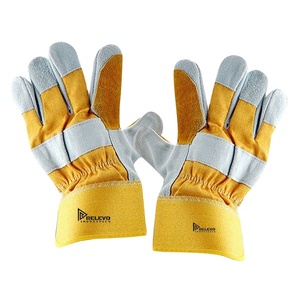 Leather Work <b>Gloves</b> Strong Grip Heavy Duty Safety <b>Gloves</b> <b>for</b> Construction Workshop and Mechanical Tasks <b>For</b> Bulk Order - Product Image 2
