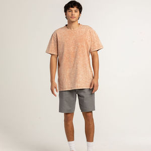 Camiseta Extra Grande para Hombre, Lavada al Ácido, Color Personalizado, Manga Corta, 100% Algodón, Precio Económico de Fabricante, Camiseta Lisa al por Mayor - Product Image 4