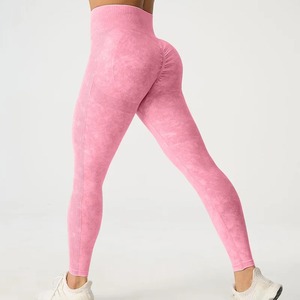 Leggings décontractés pour femmes de haute qualité, personnalisés, en Spandex/Polyester/Coton, taille mi-haute, unis, respirants, sans coutures, tricotés, fabriqués au Pakistan - Product Image 1