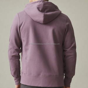 Sudadera con Capucha Completa para Hombre, 100% Algodón, con Capucha de Felpa Orgánica, Sudadera con Cremallera para Hombre, Sudadera Personalizada - Product Image 4