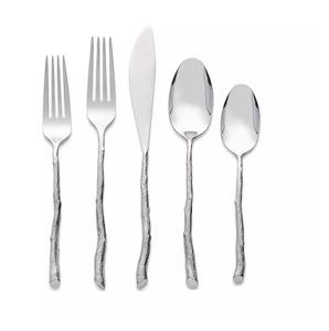 ชุดช้อนส้อมชุบทองสี่ชิ้นพร้อมดีไซน์ใหม่เครื่องใช้บนโต๊ะอาหารโลหะ - Product Image 1