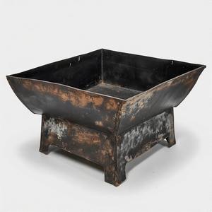 Foyer rond FlameHollow avec artisanat en métal durable pour jardin extérieur, patio chauffant, camping et décoration - Product Image 2