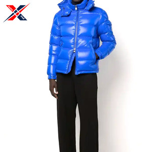 2025 Heavy Designer High Quality Canvas Stand Collar High Street Oversized Puffer <b>Jacket</b> OEM Logo for Online Sale - Product Image 2