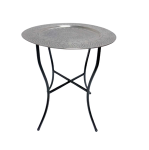 Bandeja redonda de hierro para restaurante y Hotel, nuevo estilo, color negro, suministros personalizados hechos a mano, novedad - Product Image 5