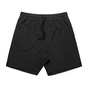Custom <b>Men</b> Quick Dry Sports <b>Shorts</b> High Street Style Solid Polyester Mid Length Knitted Fabric OEM Available - Product Image 1
