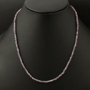 Étincelant à facettes Rondelle naturel bleu feu Labradorite pierres précieuses collier de perles personnalisé bijoux fins cadeau - Product Image 3