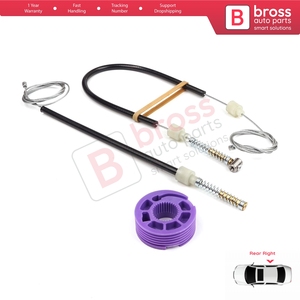 Kit de réparation de lève-vitre arrière droit BWR5246 pour Phaeton 3D MK1 2002-2016 SWB (entreaxe court) 3D4839756 - Product Image 6